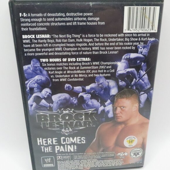 Brock Lesnar "Here Comes the Pain" DVD WWE Wrestling 2003 - Picture 2 of 6